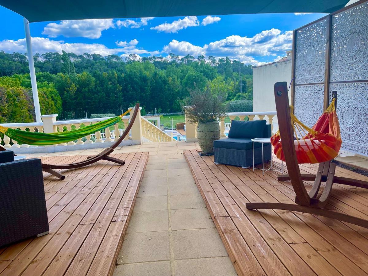 Les Terrasses De Valerian Villa Brignoles Eksteriør bilde